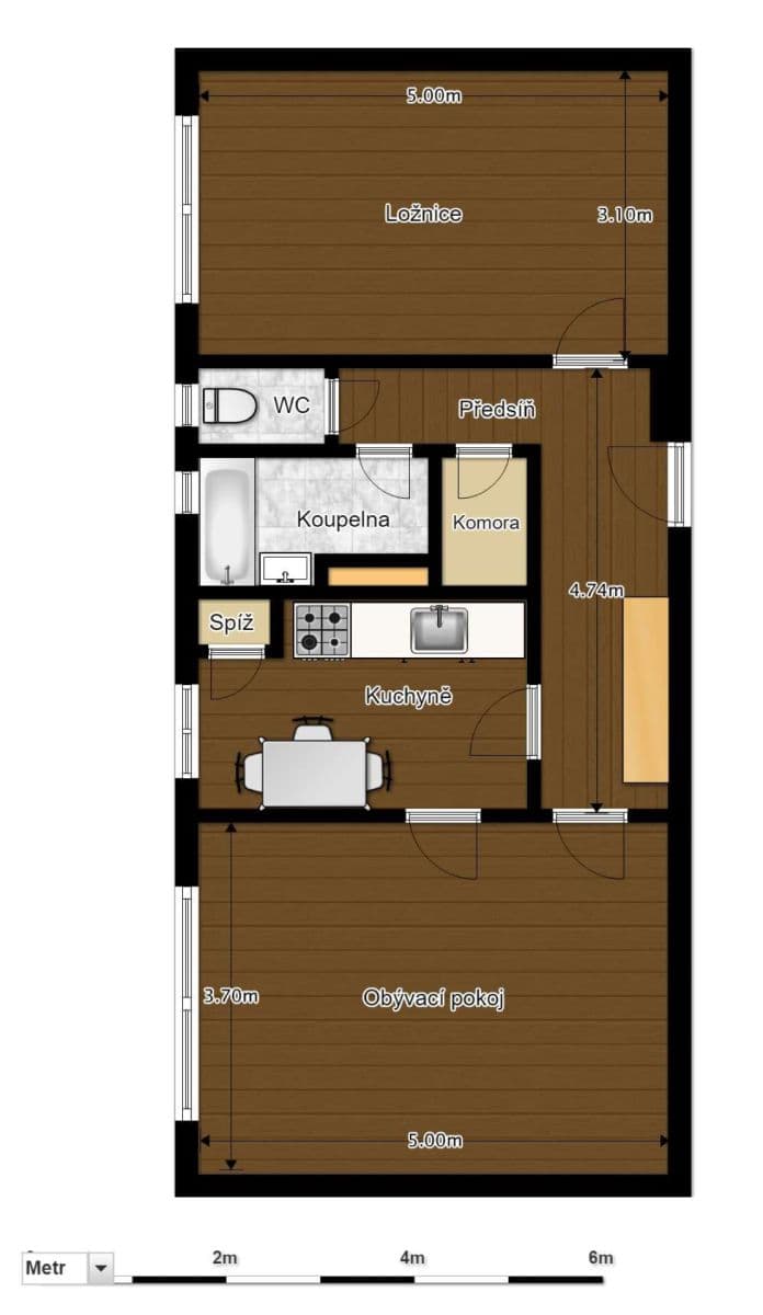 2 bedroom flat to rent, 72 m², Klenčí pod Čerchovem, Plzeňský Region 2 bedroom flat to rent, 72 m², Klenčí pod Čerchovem, Plzeňský Region