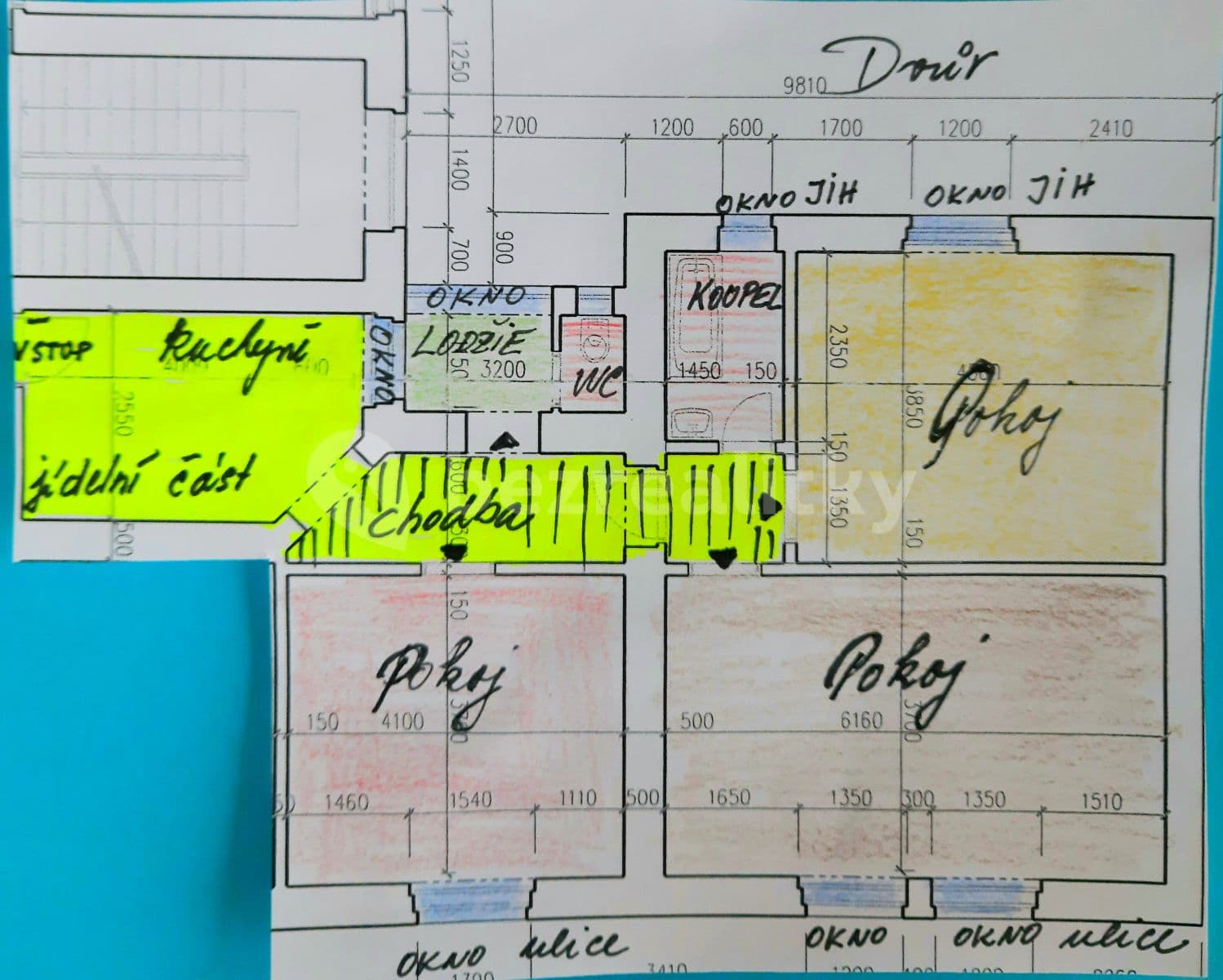 3 bedroom flat to rent, 90 m², Krásova, Prague, Prague 3 bedroom flat to rent, 90 m², Krásova, Prague, Prague