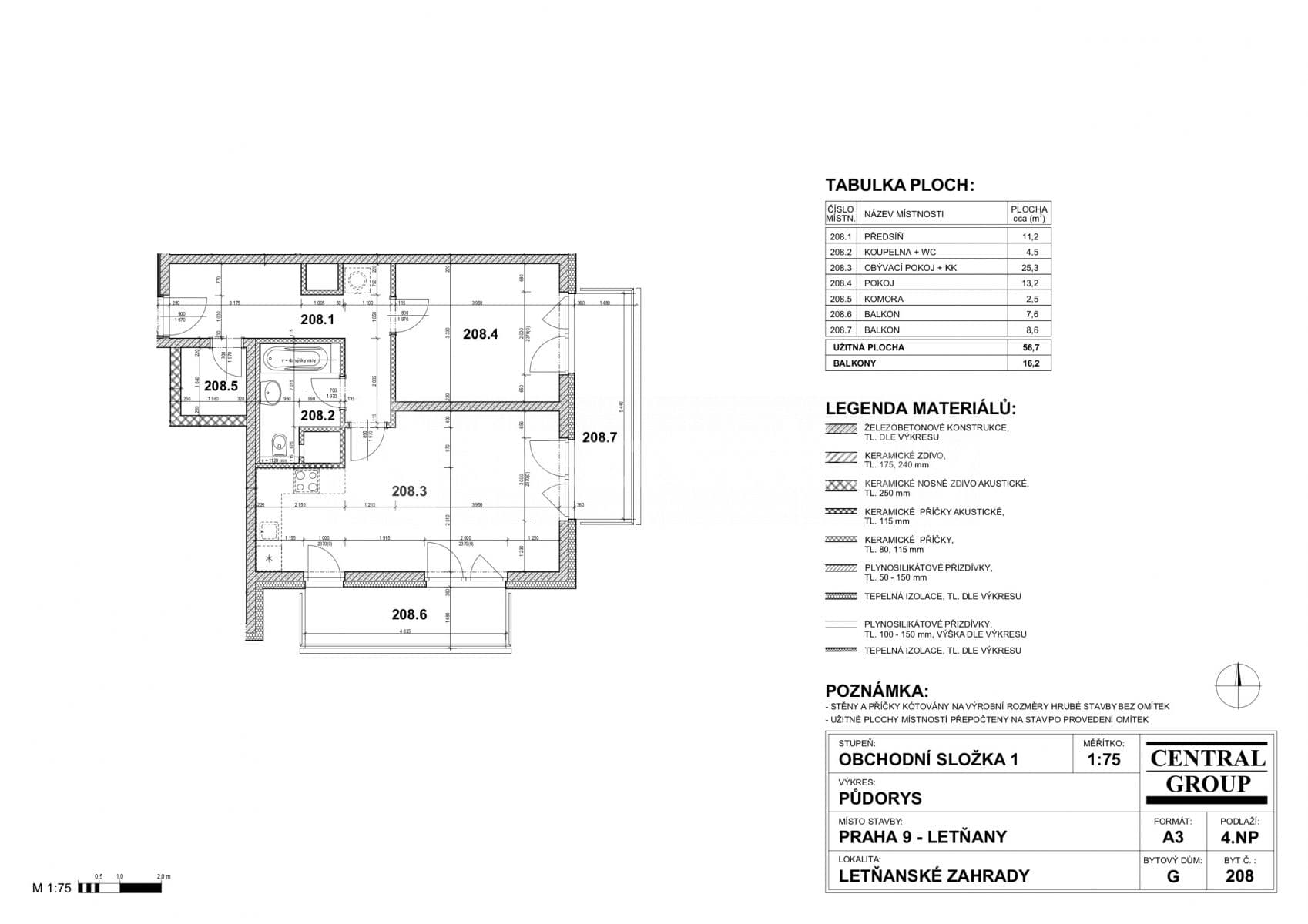 1 bedroom with open-plan kitchen flat to rent, 62 m², Hlučkova, Prague, Prague 1 bedroom with open-plan kitchen flat to rent, 62 m², Hlučkova, Prague, Prague