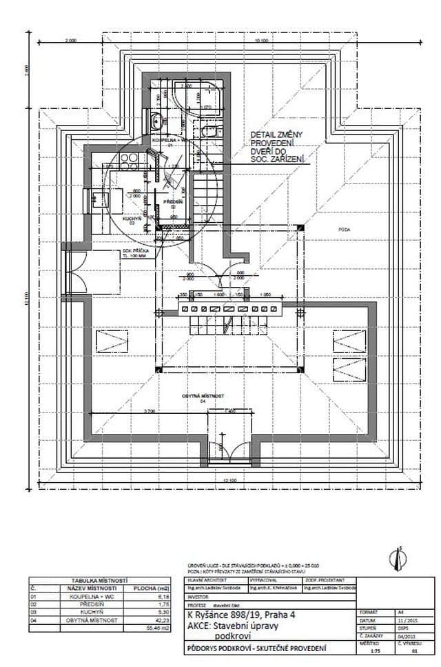 flat to rent, 55 m², K Ryšánce, Prague, Prague flat to rent, 55 m², K Ryšánce, Prague, Prague