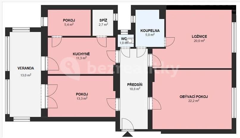 4 bedroom flat to rent, 120 m², Sadovského, Brno, Jihomoravský Region 4 bedroom flat to rent, 120 m², Sadovského, Brno, Jihomoravský Region