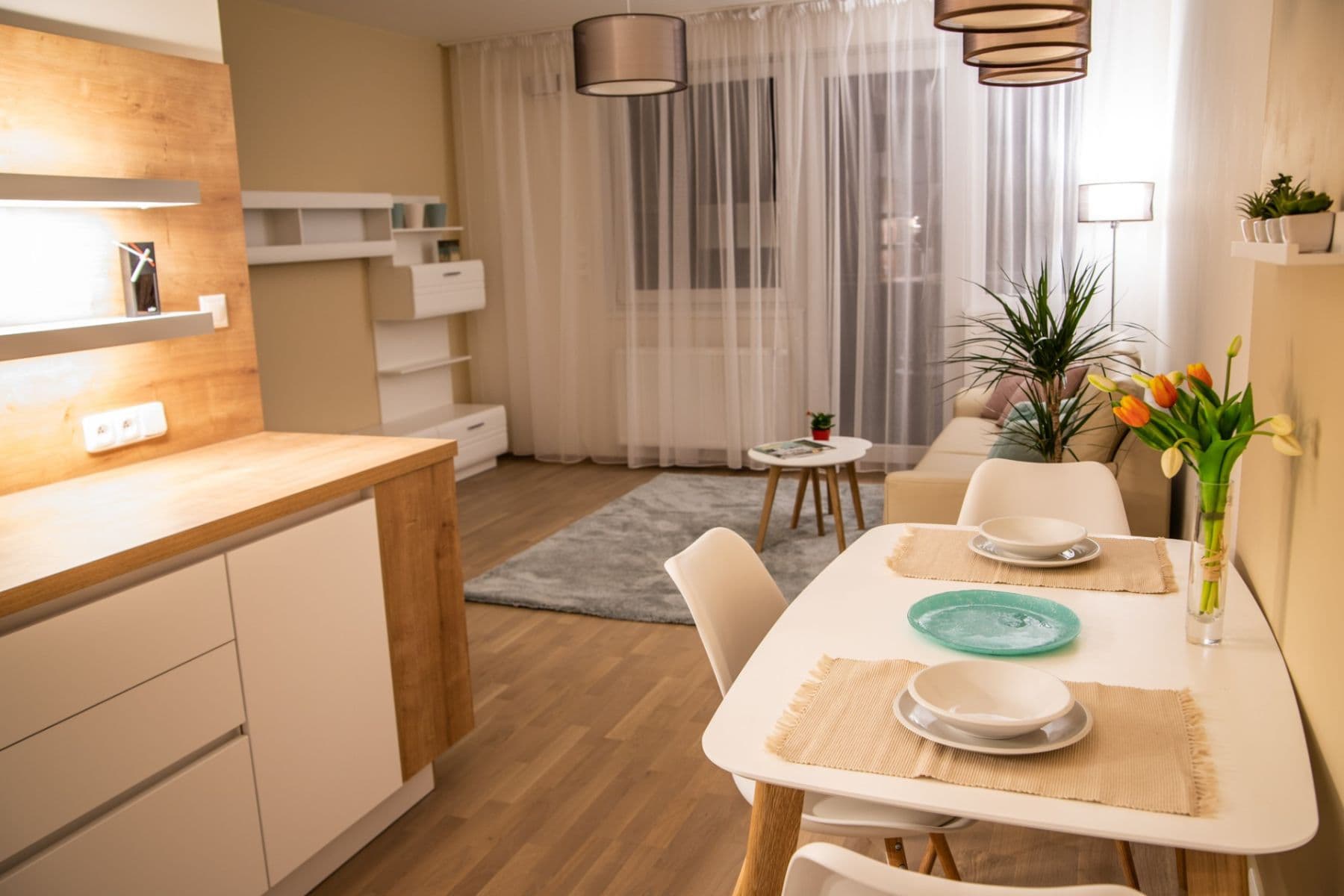 1 bedroom with open-plan kitchen flat to rent, 58 m², Pod Stolovou Horou, Prague, Prague 1 bedroom with open-plan kitchen flat to rent, 58 m², Pod Stolovou Horou, Prague, Prague