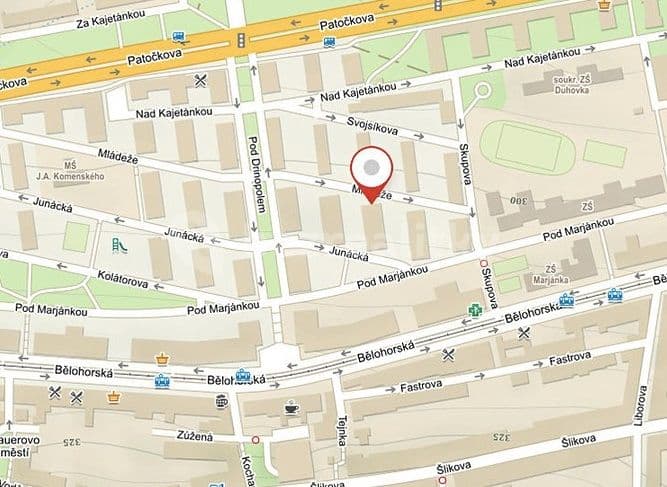 1 bedroom with open-plan kitchen flat to rent, 47 m², Mládeže, Prague, Prague 1 bedroom with open-plan kitchen flat to rent, 47 m², Mládeže, Prague, Prague