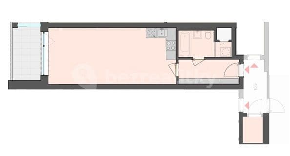Studio flat to rent, 47 m², Řípská, Brno, Jihomoravský Region Studio flat to rent, 47 m², Řípská, Brno, Jihomoravský Region