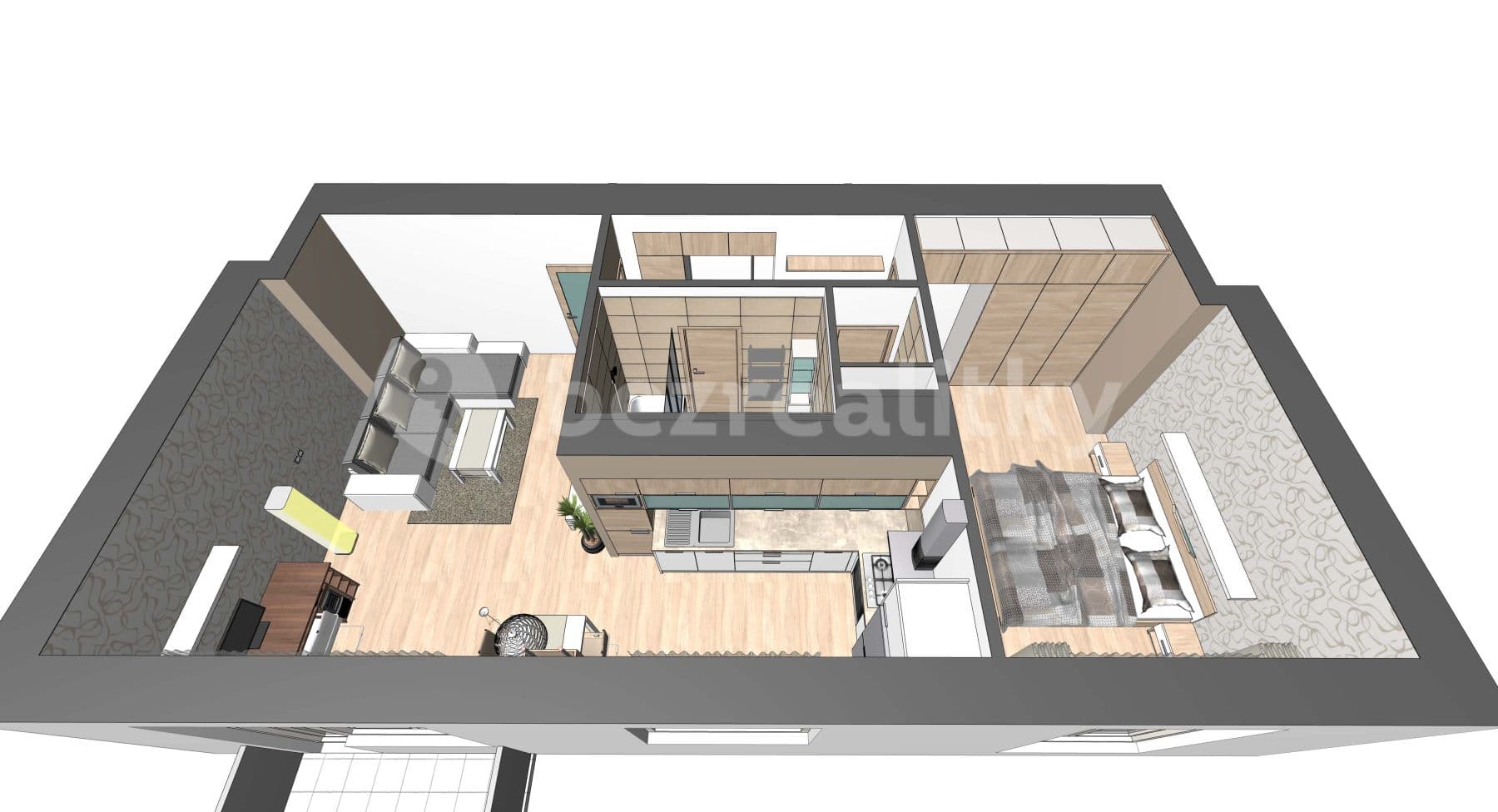 1 bedroom with open-plan kitchen flat to rent, 51 m², Okružní, Příbram, Středočeský Region 1 bedroom with open-plan kitchen flat to rent, 51 m², Okružní, Příbram, Středočeský Region