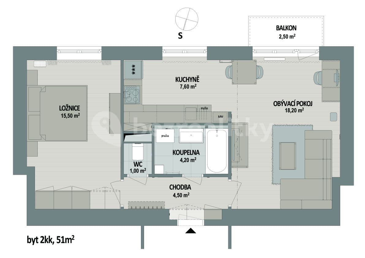 1 bedroom with open-plan kitchen flat to rent, 51 m², Okružní, Příbram, Středočeský Region 1 bedroom with open-plan kitchen flat to rent, 51 m², Okružní, Příbram, Středočeský Region