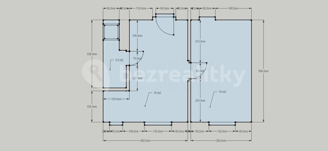 1 bedroom with open-plan kitchen flat to rent, 36 m², Boleslavova, Prague, Prague 1 bedroom with open-plan kitchen flat to rent, 36 m², Boleslavova, Prague, Prague