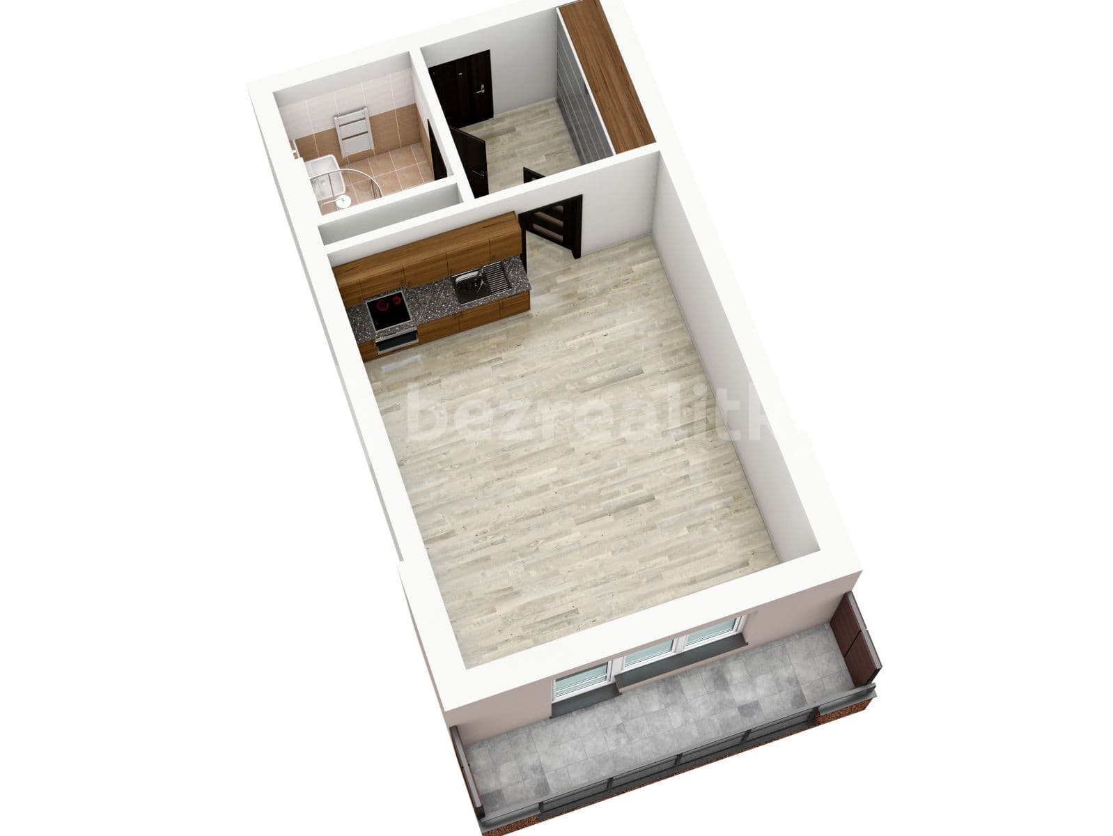 Studio flat to rent, 38 m², Kadečkové, Prague, Prague Studio flat to rent, 38 m², Kadečkové, Prague, Prague