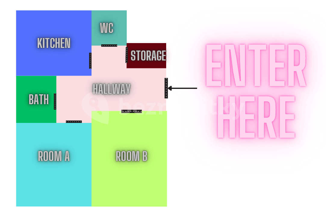 2 bedroom flat to rent, 84 m², Jaselská, Prague, Prague 2 bedroom flat to rent, 84 m², Jaselská, Prague, Prague