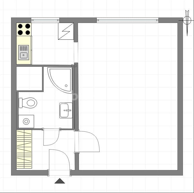1 bedroom flat to rent, 32 m², Angelovova, Prague, Prague 1 bedroom flat to rent, 32 m², Angelovova, Prague, Prague