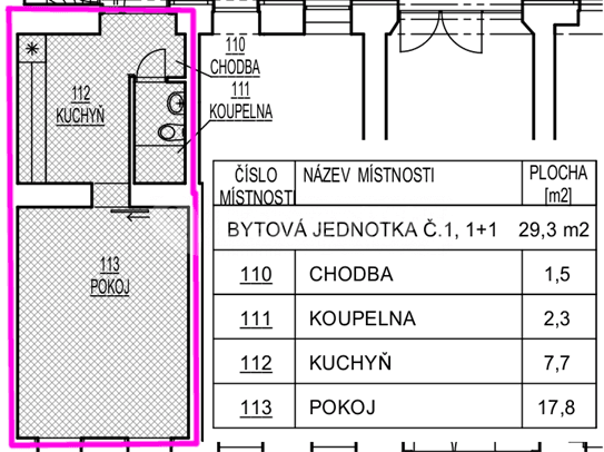 1 bedroom flat to rent, 29 m², Jeronýmova, Brno, Jihomoravský Region 1 bedroom flat to rent, 29 m², Jeronýmova, Brno, Jihomoravský Region