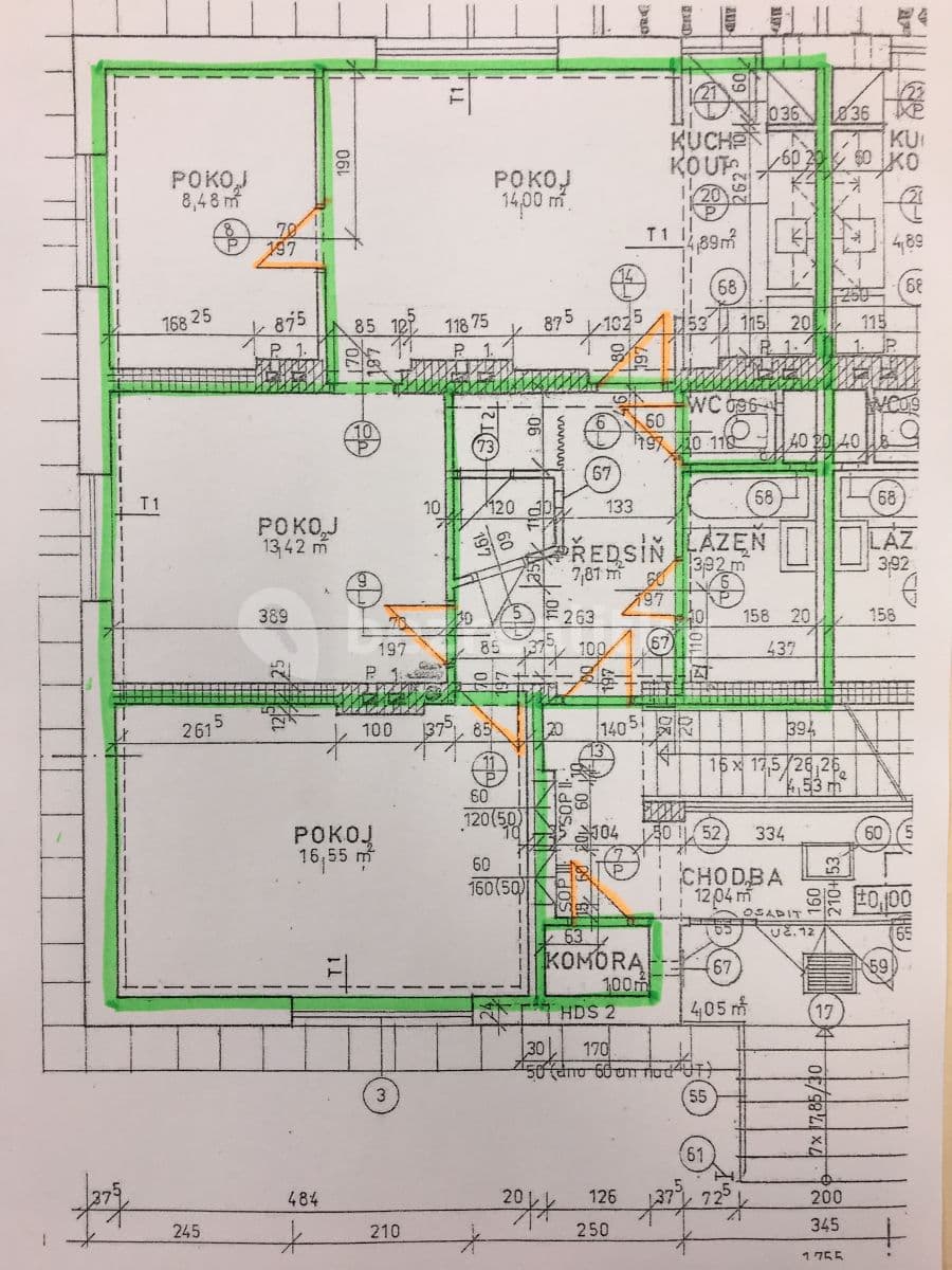 3 bedroom flat to rent, 73 m², Lidická, Mutějovice, Středočeský Region 3 bedroom flat to rent, 73 m², Lidická, Mutějovice, Středočeský Region