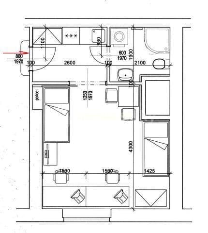 Small studio flat to rent, 28 m², Na Dlouhém Lánu, Prague, Prague Small studio flat to rent, 28 m², Na Dlouhém Lánu, Prague, Prague