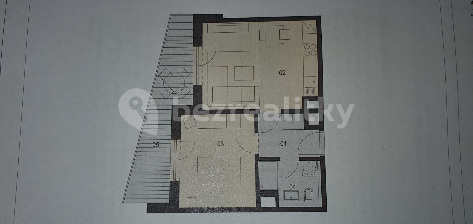 1 bedroom with open-plan kitchen flat to rent, 57 m², Novovysočanská, Prague, Prague 1 bedroom with open-plan kitchen flat to rent, 57 m², Novovysočanská, Prague, Prague