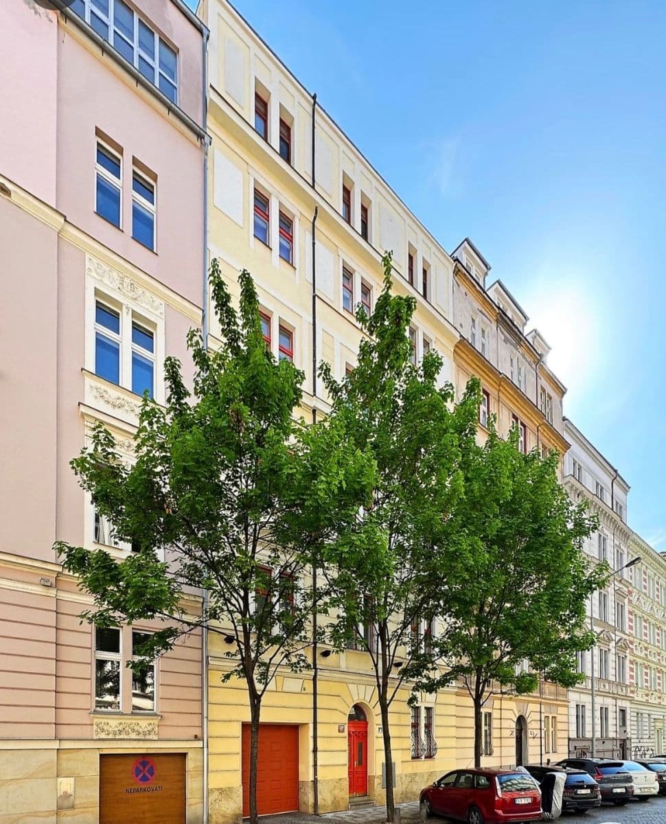 1 bedroom with open-plan kitchen flat to rent, 52 m², Slezská, Prague, Prague 1 bedroom with open-plan kitchen flat to rent, 52 m², Slezská, Prague, Prague