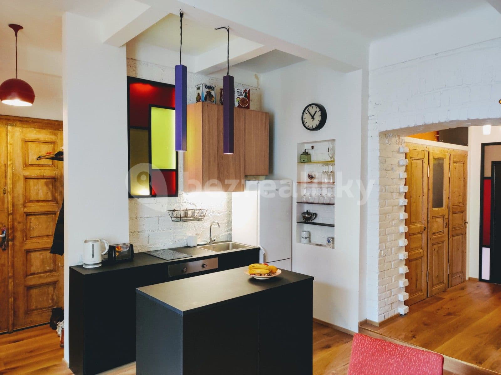 2 bedroom with open-plan kitchen flat to rent, 66 m², Veverkova, Prague, Prague 2 bedroom with open-plan kitchen flat to rent, 66 m², Veverkova, Prague, Prague
