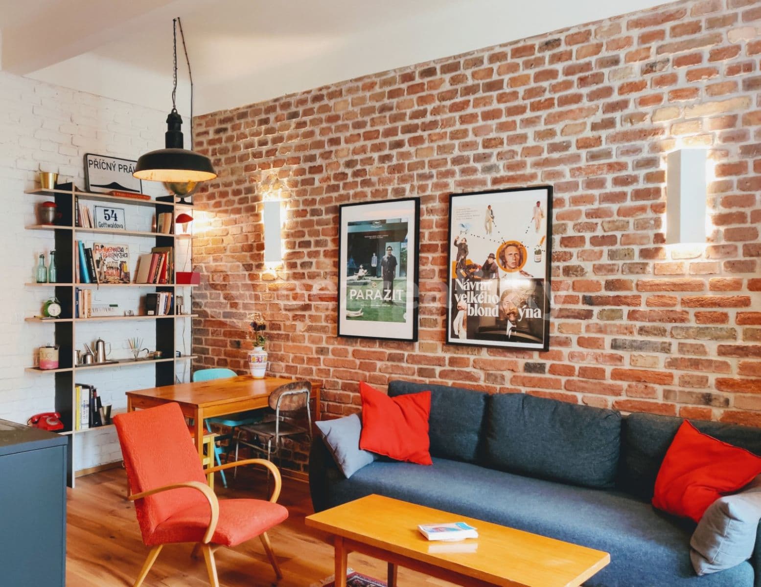 2 bedroom with open-plan kitchen flat to rent, 66 m², Veverkova, Prague, Prague 2 bedroom with open-plan kitchen flat to rent, 66 m², Veverkova, Prague, Prague