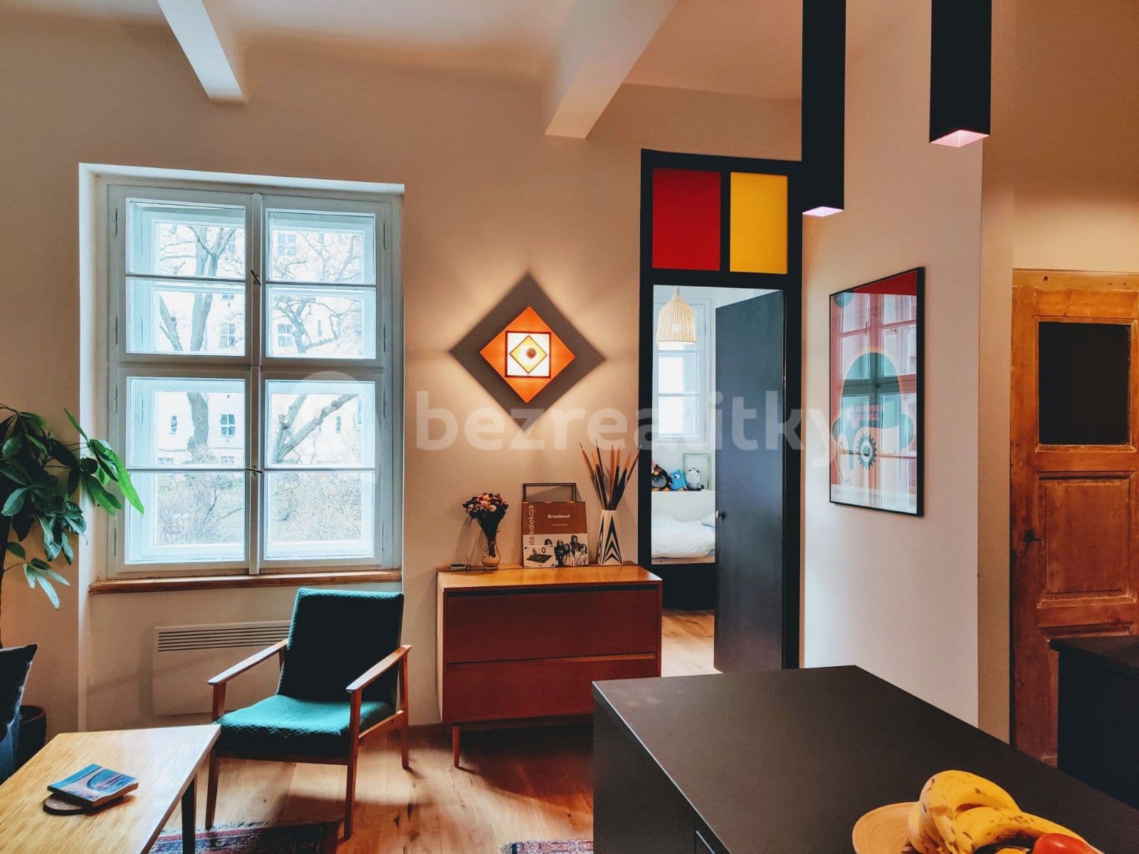 2 bedroom with open-plan kitchen flat to rent, 66 m², Veverkova, Prague, Prague 2 bedroom with open-plan kitchen flat to rent, 66 m², Veverkova, Prague, Prague