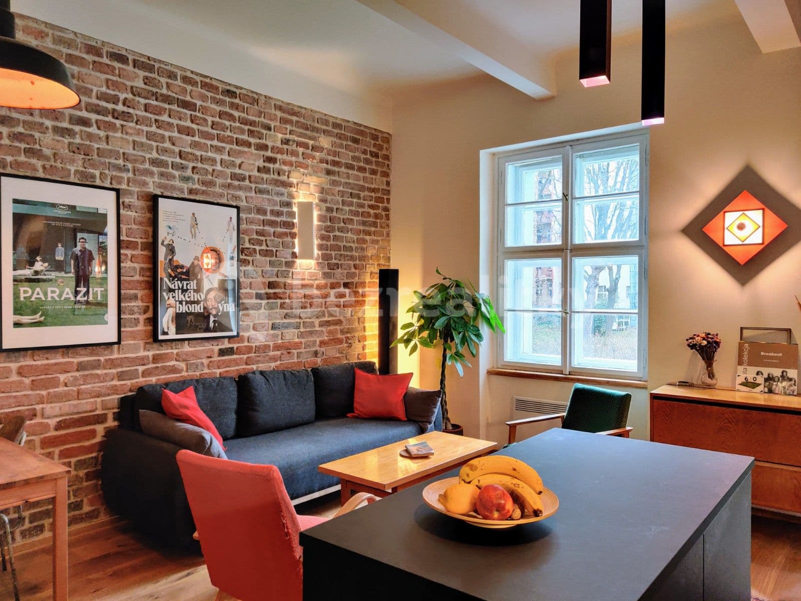 2 bedroom with open-plan kitchen flat to rent, 66 m², Veverkova, Prague, Prague 2 bedroom with open-plan kitchen flat to rent, 66 m², Veverkova, Prague, Prague