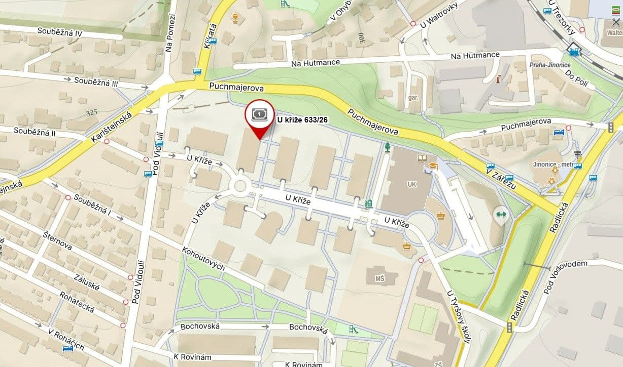 1 bedroom with open-plan kitchen flat to rent, 69 m², U Kříže, Prague, Prague 1 bedroom with open-plan kitchen flat to rent, 69 m², U Kříže, Prague, Prague