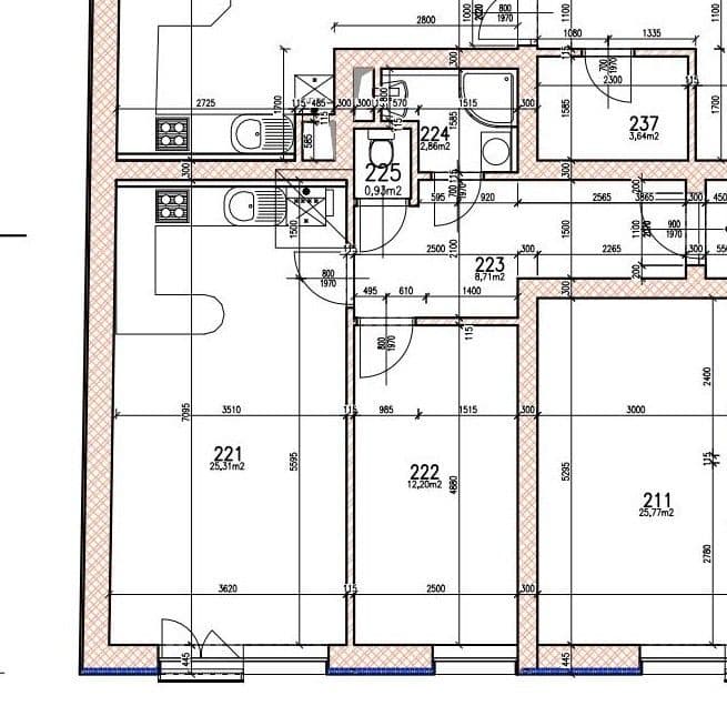 1 bedroom with open-plan kitchen flat to rent, 49 m², Klapkova, Prague, Prague 1 bedroom with open-plan kitchen flat to rent, 49 m², Klapkova, Prague, Prague
