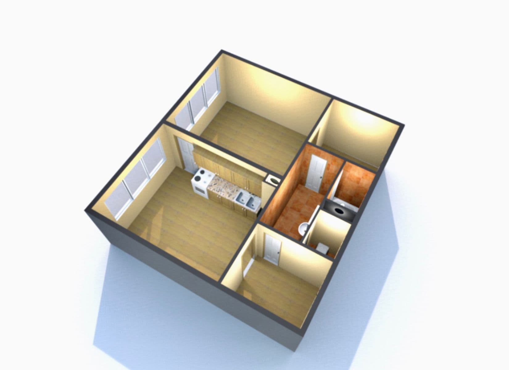 1 bedroom flat to rent, 45 m², Plzeňská, Ostrava, Moravskoslezský Region 1 bedroom flat to rent, 45 m², Plzeňská, Ostrava, Moravskoslezský Region