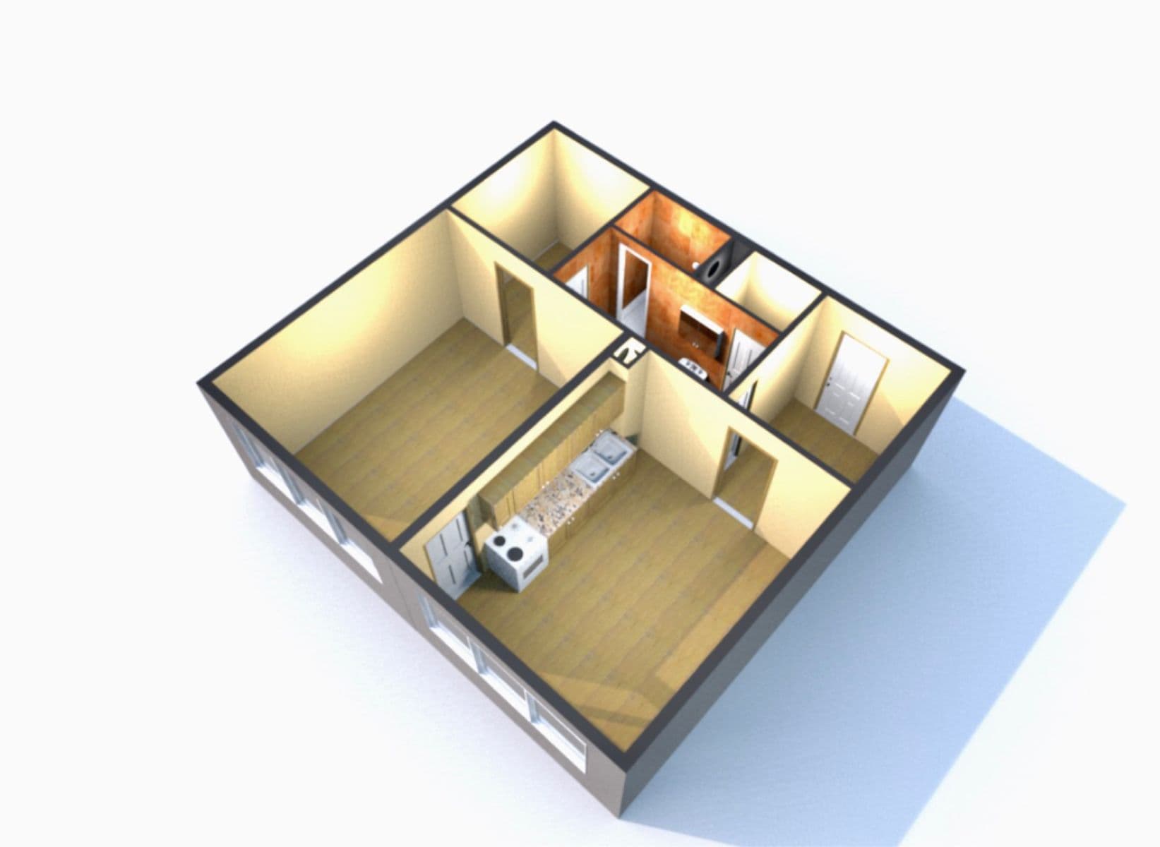 1 bedroom flat to rent, 45 m², Plzeňská, Ostrava, Moravskoslezský Region 1 bedroom flat to rent, 45 m², Plzeňská, Ostrava, Moravskoslezský Region