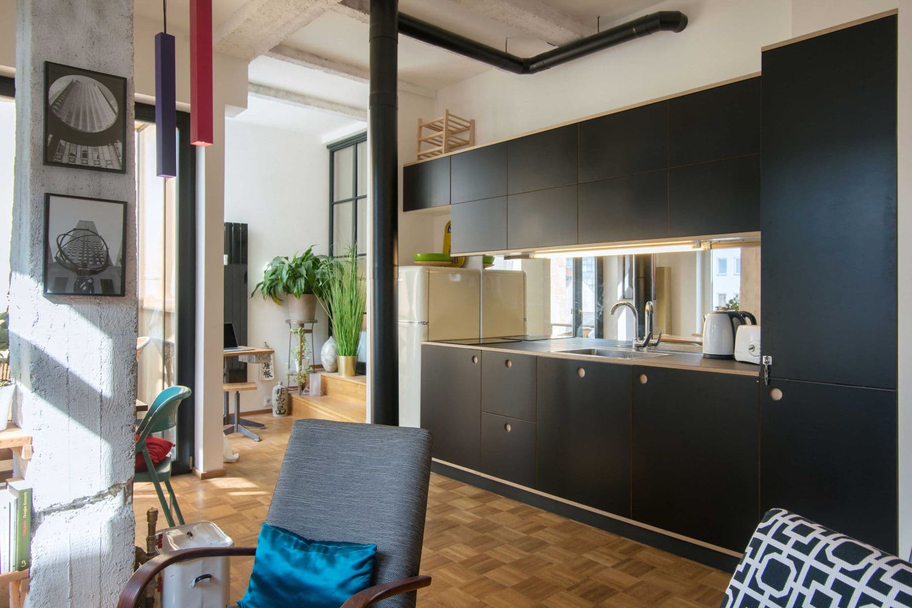 1 bedroom with open-plan kitchen flat to rent, 42 m², Heřmanova, Prague, Prague 1 bedroom with open-plan kitchen flat to rent, 42 m², Heřmanova, Prague, Prague