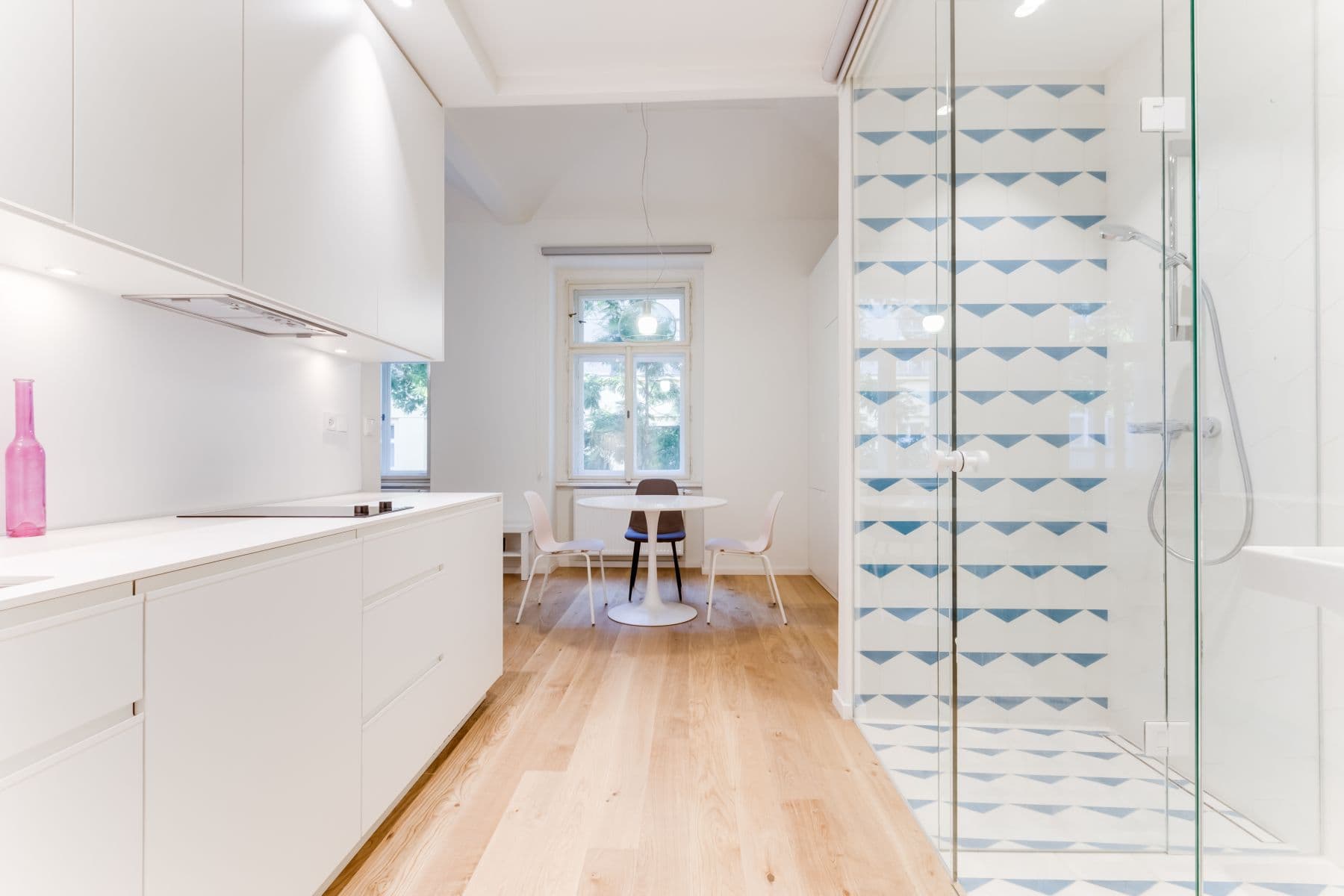 1 bedroom with open-plan kitchen flat to rent, 35 m², Pernerova, Prague, Prague 1 bedroom with open-plan kitchen flat to rent, 35 m², Pernerova, Prague, Prague
