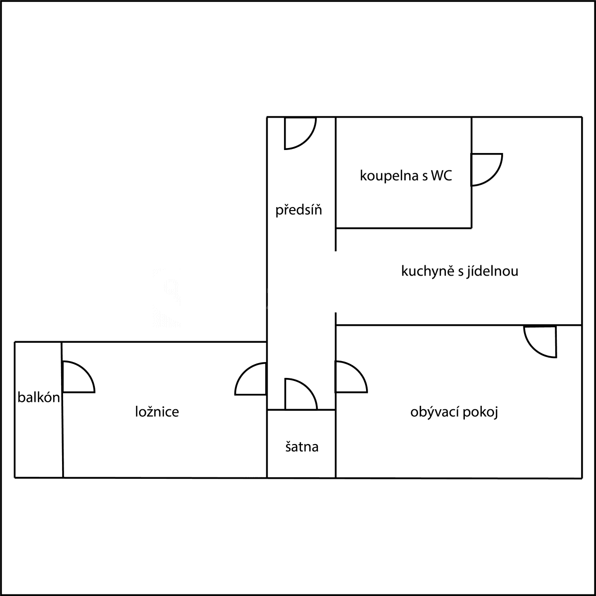 2 bedroom flat to rent, 56 m², Tupolevova, Prague, Prague 2 bedroom flat to rent, 56 m², Tupolevova, Prague, Prague