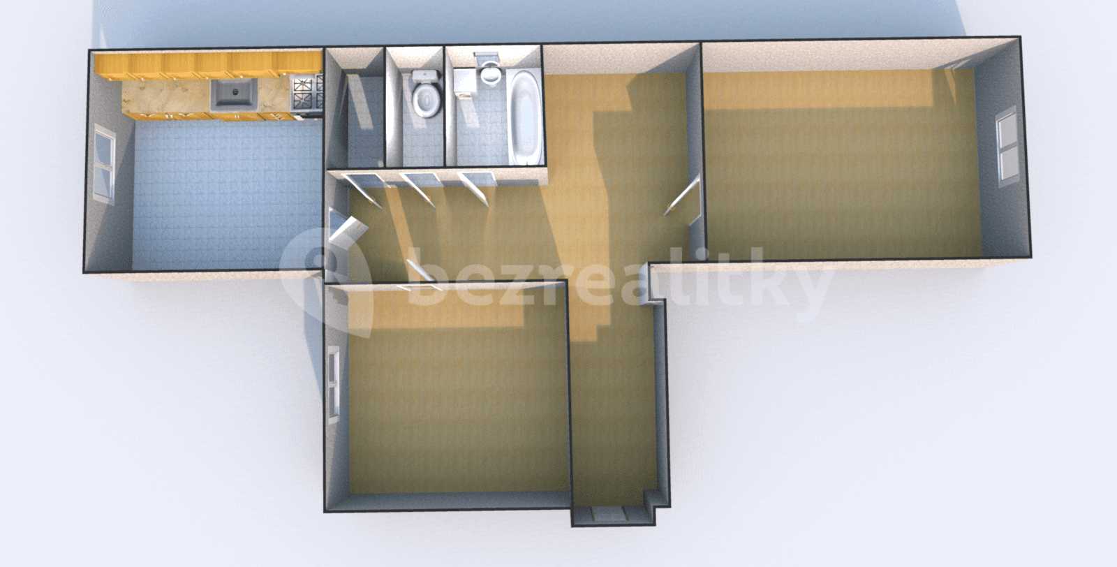 2 bedroom flat to rent, 68 m², U Libeňského pivovaru, Prague, Prague 2 bedroom flat to rent, 68 m², U Libeňského pivovaru, Prague, Prague