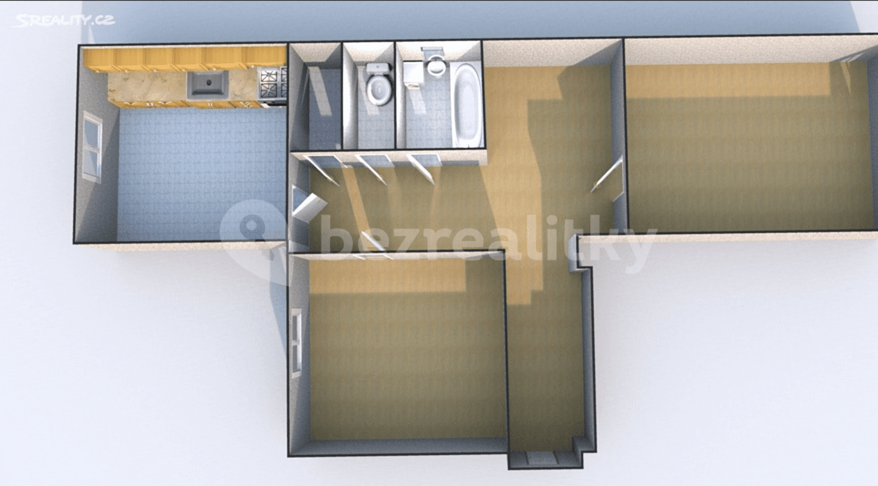 2 bedroom flat to rent, 68 m², U Libeňského pivovaru, Prague, Prague 2 bedroom flat to rent, 68 m², U Libeňského pivovaru, Prague, Prague