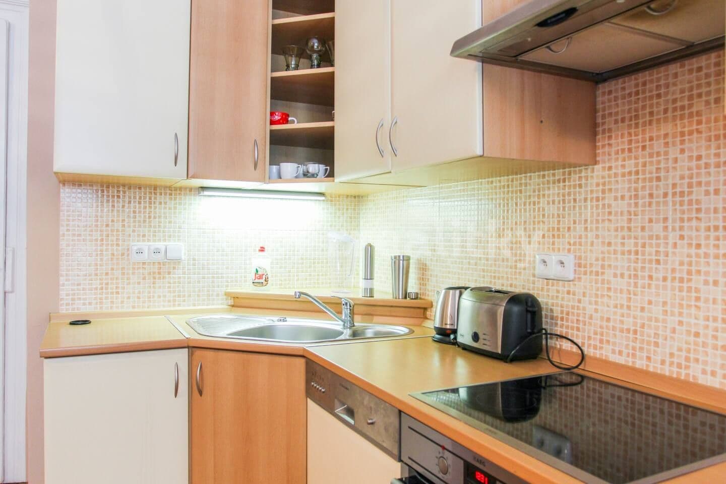 1 bedroom with open-plan kitchen flat to rent, 44 m², Havanská, Prague, Prague 1 bedroom with open-plan kitchen flat to rent, 44 m², Havanská, Prague, Prague