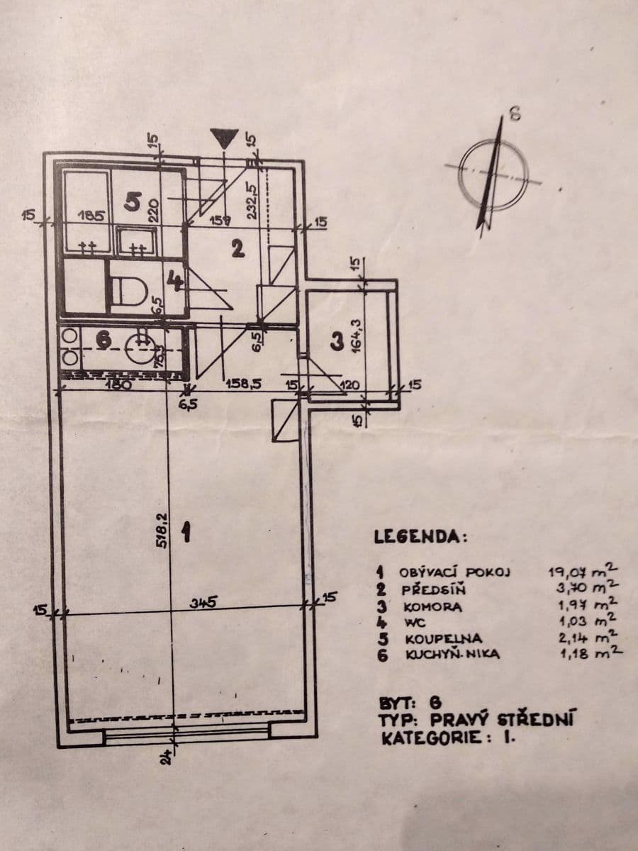 Studio flat to rent, 30 m², Levského, Prague, Prague Studio flat to rent, 30 m², Levského, Prague, Prague