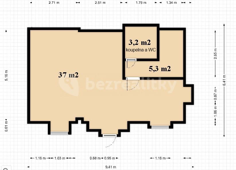 non-residential property to rent, 45 m², Sokolovská, Prague, Prague non-residential property to rent, 45 m², Sokolovská, Prague, Prague