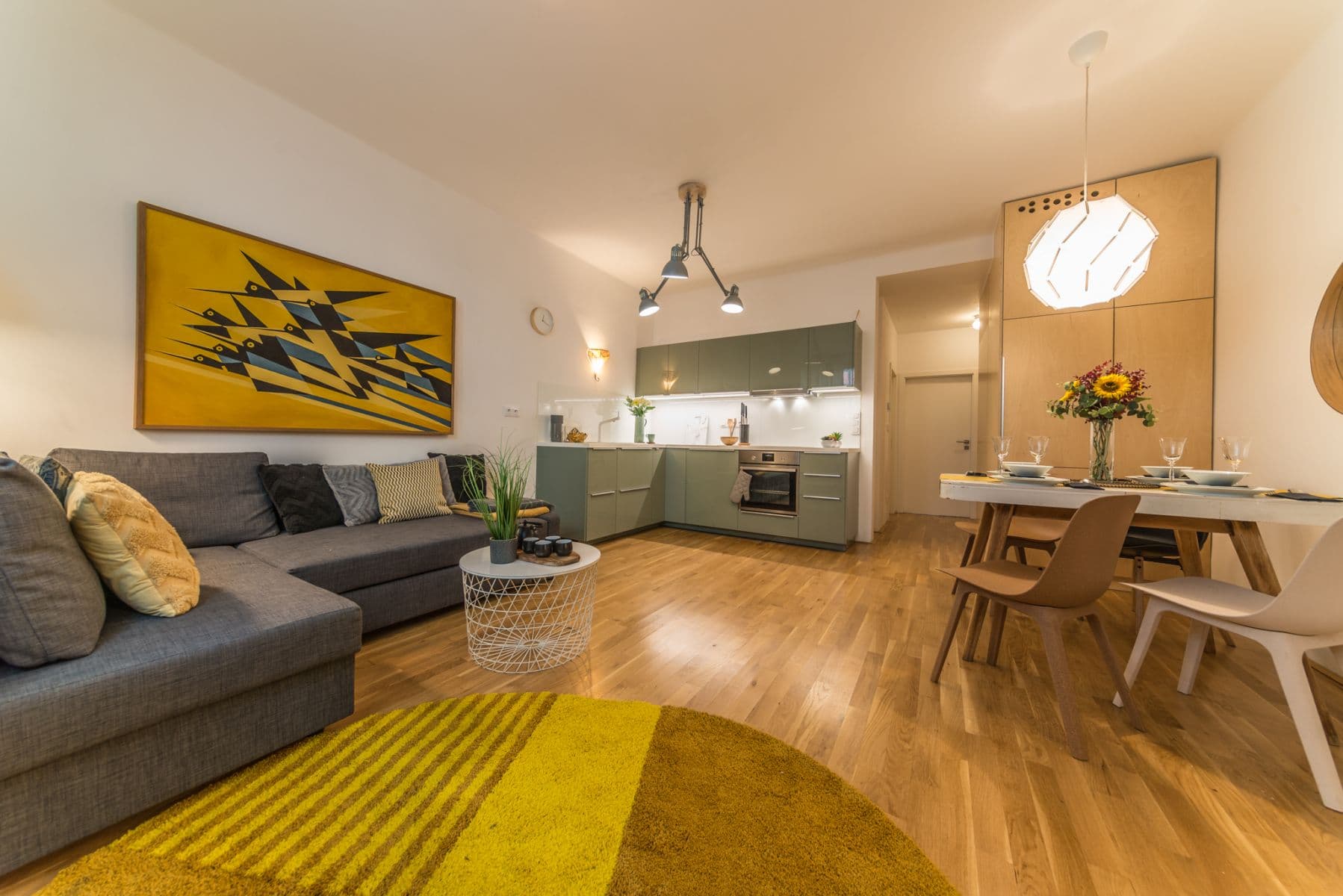 1 bedroom with open-plan kitchen flat to rent, 62 m², Buzulucká, Prague, Prague 1 bedroom with open-plan kitchen flat to rent, 62 m², Buzulucká, Prague, Prague
