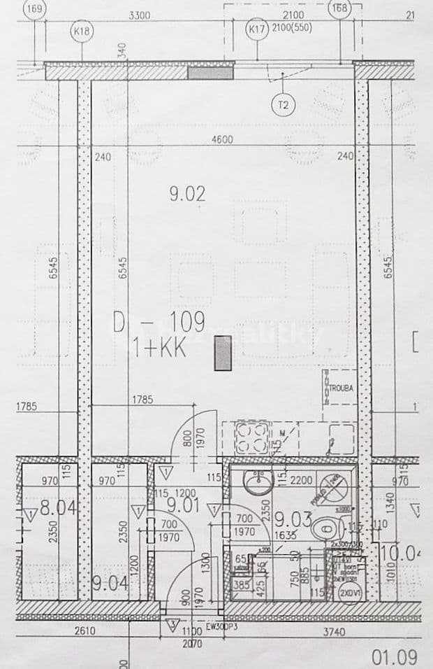 Studio flat to rent, 40 m², Trmická, Prague, Prague Studio flat to rent, 40 m², Trmická, Prague, Prague
