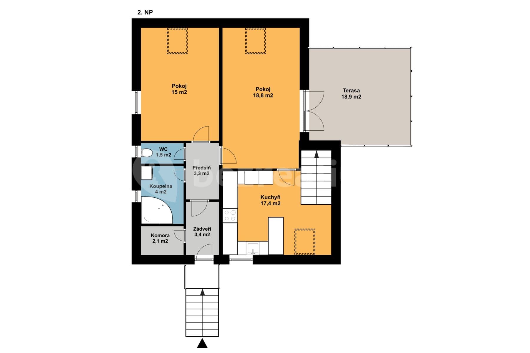 house to rent, 90 m², Náves, Úholičky, Středočeský Region house to rent, 90 m², Náves, Úholičky, Středočeský Region