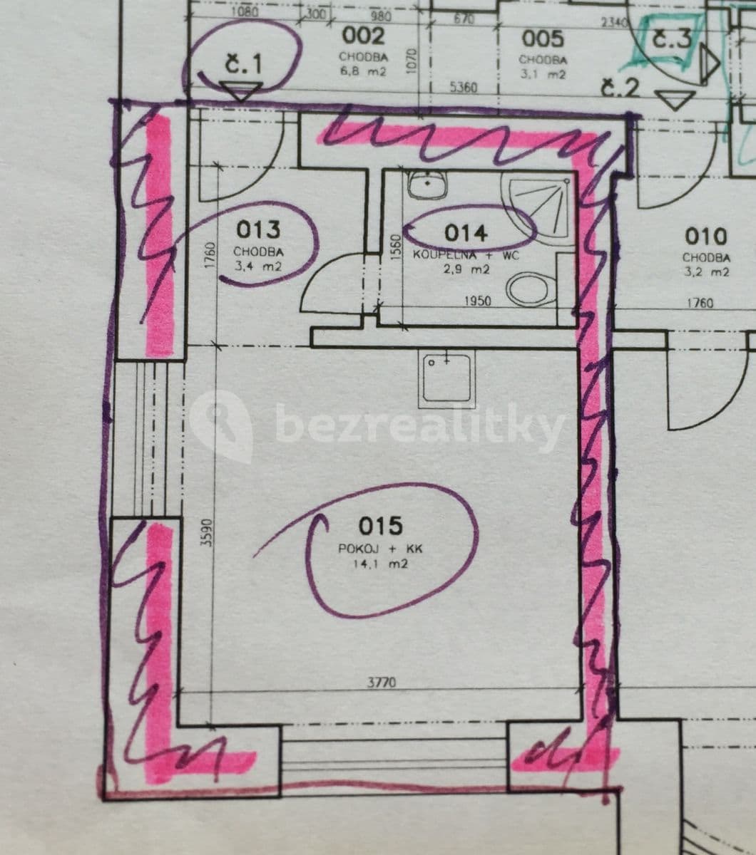 Studio flat to rent, 25 m², Na Šťáhlavce, Prague, Prague Studio flat to rent, 25 m², Na Šťáhlavce, Prague, Prague
