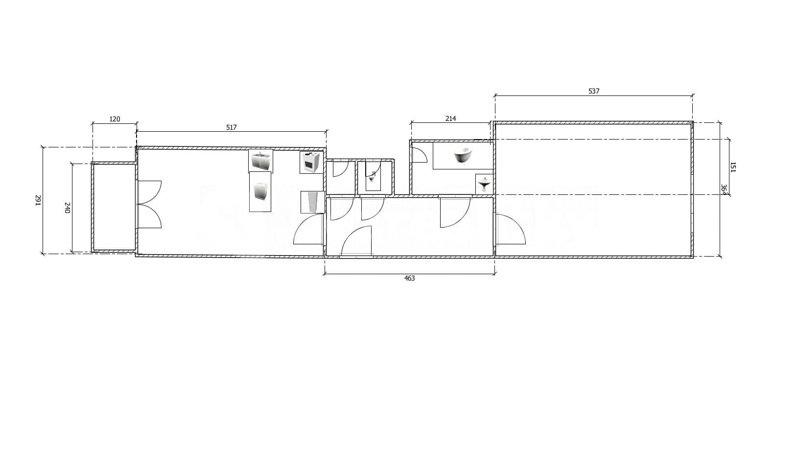 1 bedroom flat to rent, 48 m², Malešická, Prague, Prague 1 bedroom flat to rent, 48 m², Malešická, Prague, Prague
