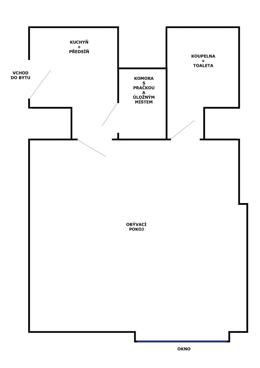 Studio flat to rent, 28 m², Adamovská, Prague, Prague Studio flat to rent, 28 m², Adamovská, Prague, Prague