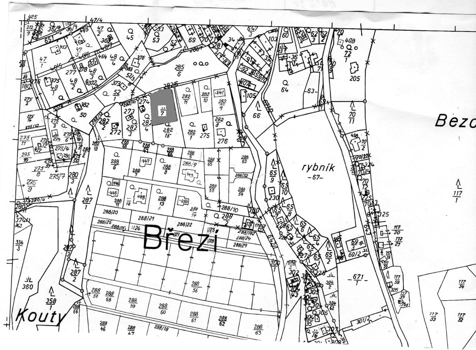 plot for sale, 1,171 m², Obecní, Březí, Středočeský Region plot for sale, 1,171 m², Obecní, Březí, Středočeský Region