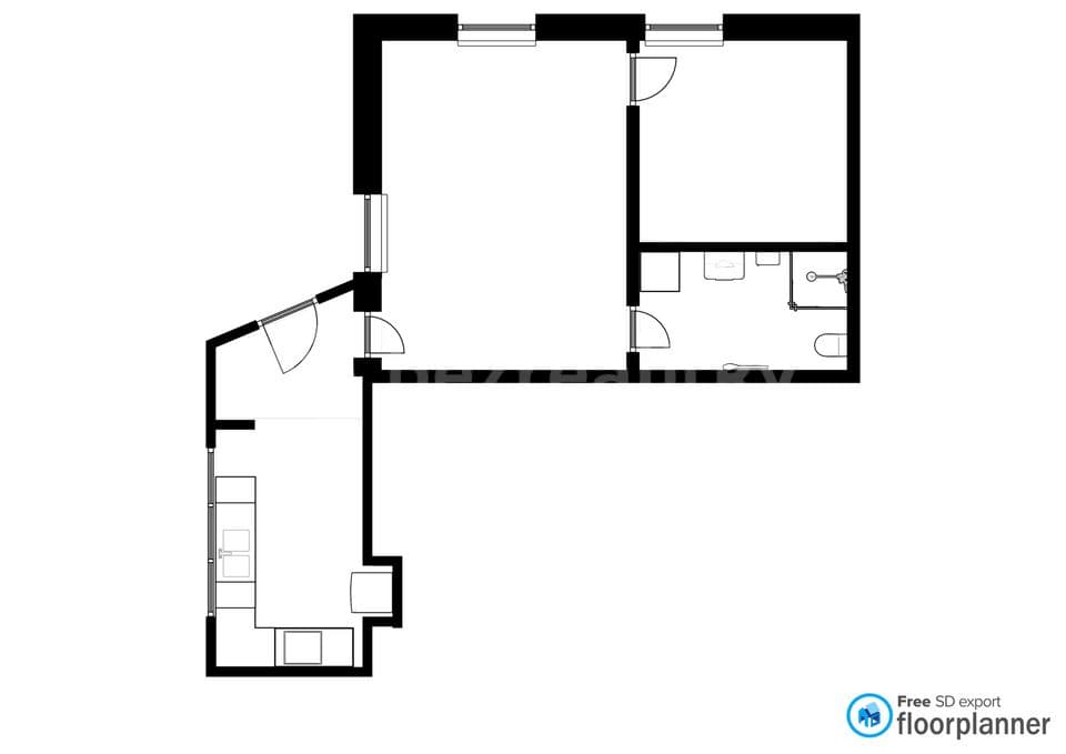 2 bedroom flat to rent, 50 m², Kralupská, Statenice, Středočeský Region 2 bedroom flat to rent, 50 m², Kralupská, Statenice, Středočeský Region
