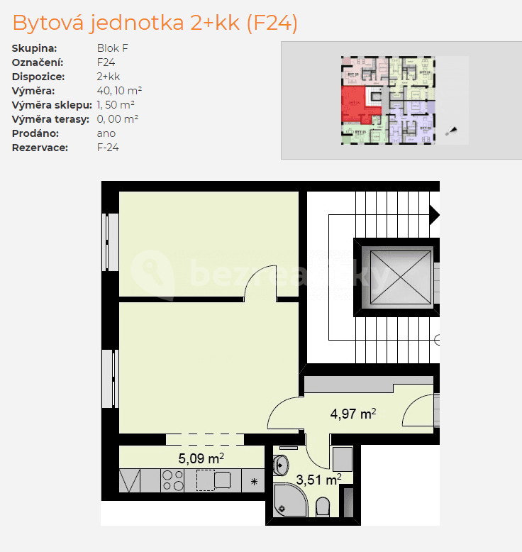1 bedroom with open-plan kitchen flat to rent, 44 m², Dr. Bartůňka, Chrudim, Pardubický Region 1 bedroom with open-plan kitchen flat to rent, 44 m², Dr. Bartůňka, Chrudim, Pardubický Region