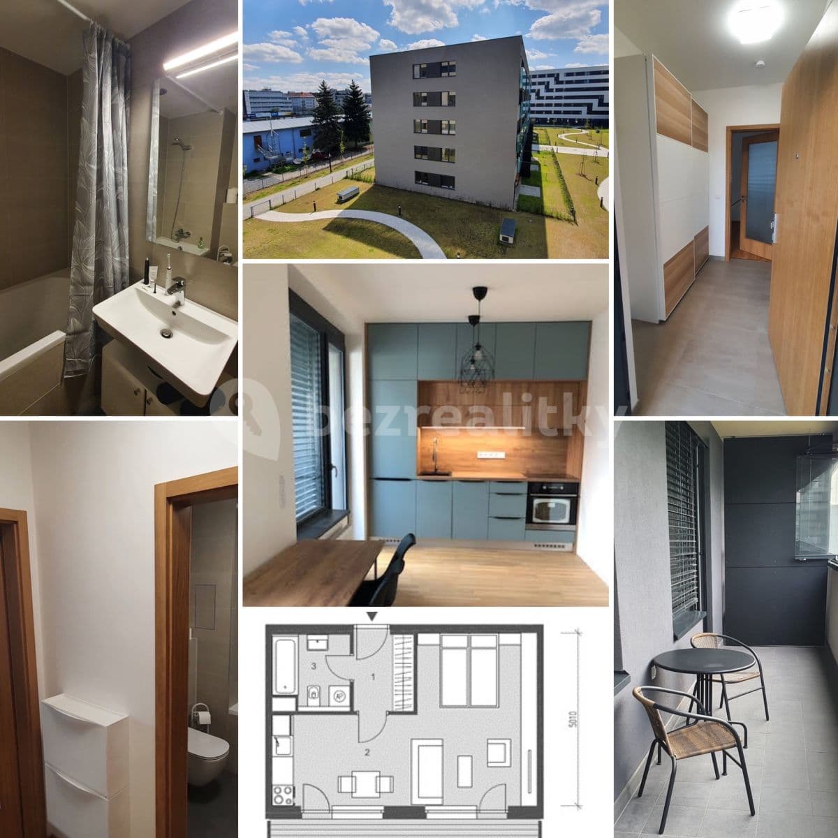 Studio flat to rent, 50 m², Argentinská, Prague, Prague Studio flat to rent, 50 m², Argentinská, Prague, Prague