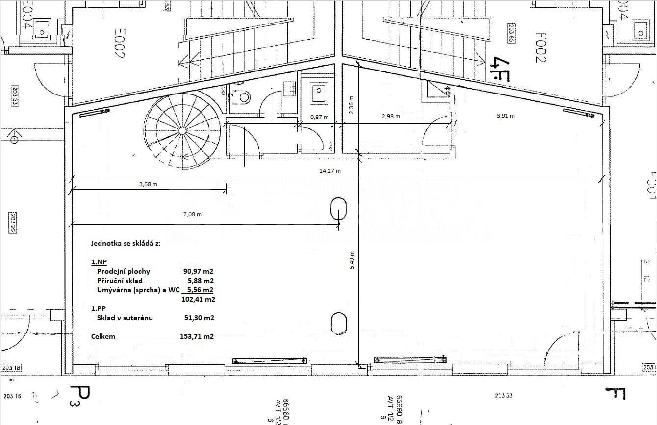 non-residential property to rent, 154 m², Bratří Dohalských, Prague, Prague non-residential property to rent, 154 m², Bratří Dohalských, Prague, Prague