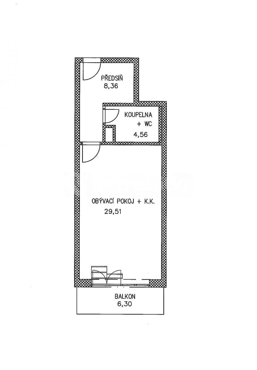Studio flat to rent, 48 m², Podle Náhonu, Prague, Prague Studio flat to rent, 48 m², Podle Náhonu, Prague, Prague