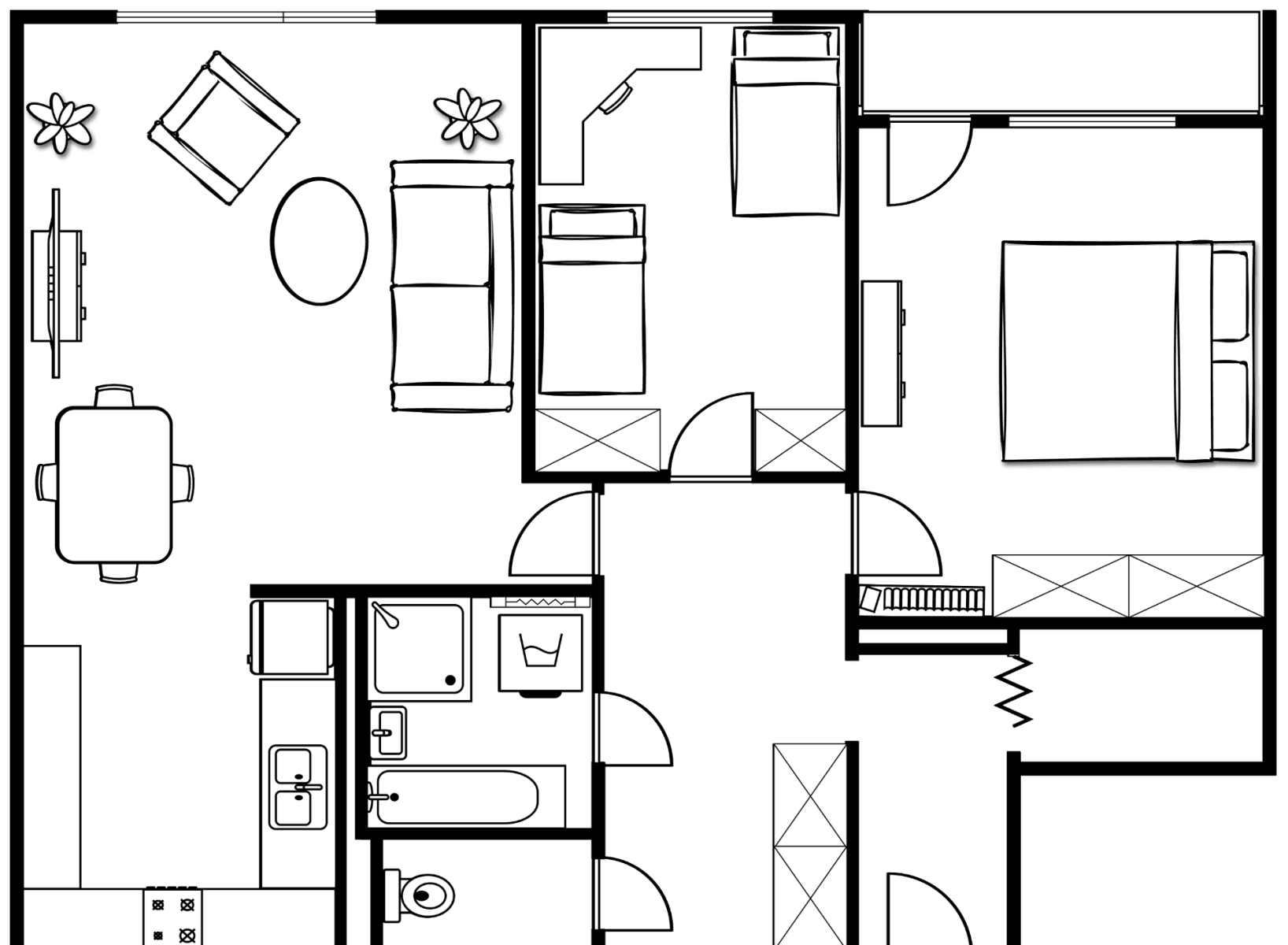 2 bedroom with open-plan kitchen flat for sale, 72 m², Cyprichova, Prague, Prague 2 bedroom with open-plan kitchen flat for sale, 72 m², Cyprichova, Prague, Prague