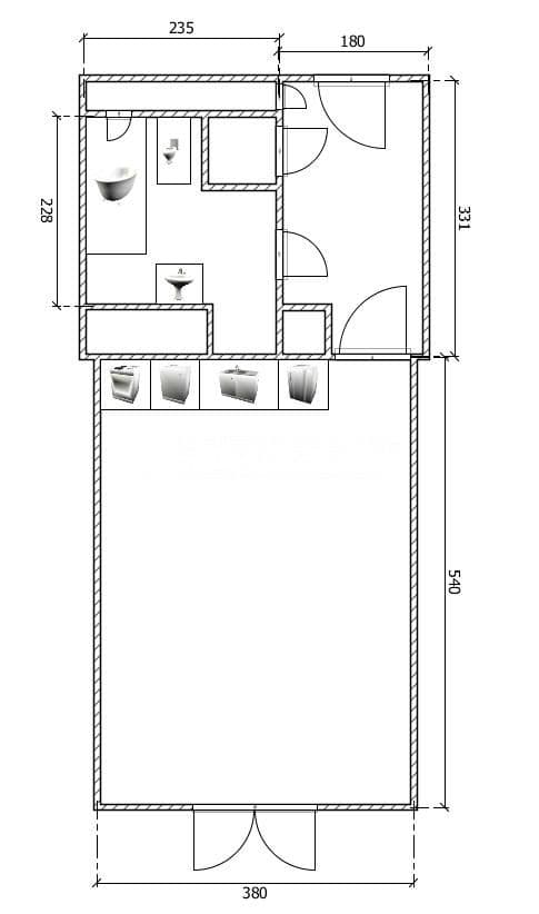 Small studio flat to rent, 33 m², Malešická, Prague, Prague Small studio flat to rent, 33 m², Malešická, Prague, Prague