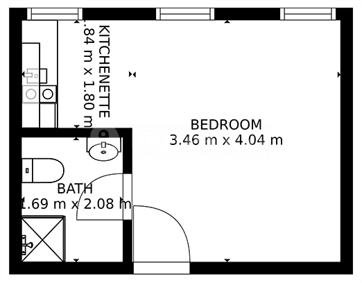 Studio flat to rent, 22 m², Václavská, Brno, Jihomoravský Region Studio flat to rent, 22 m², Václavská, Brno, Jihomoravský Region